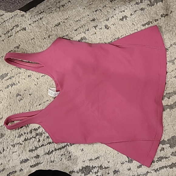 Lululemon Align Waist-Length Tank Top Pink Lychee - Picture 6 of 8